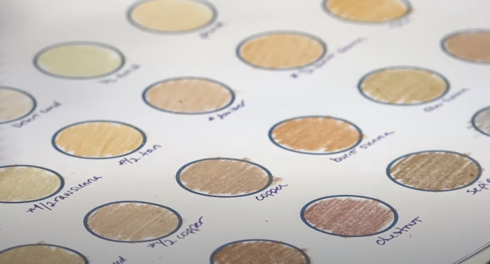 swatches of colors of the world crayon colors